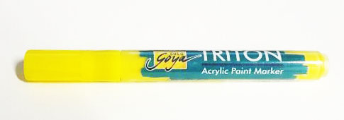 Triton Acrylic Paint Marker 1-4 mm - Genuine Yellow Light